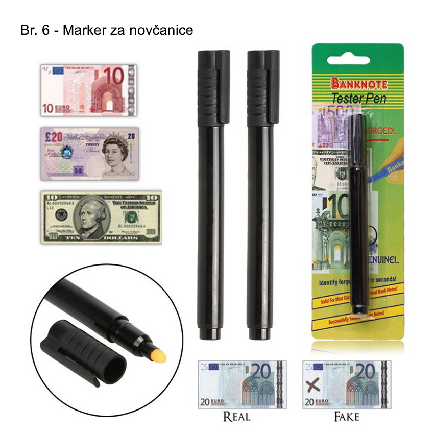 Marker za nov�anice